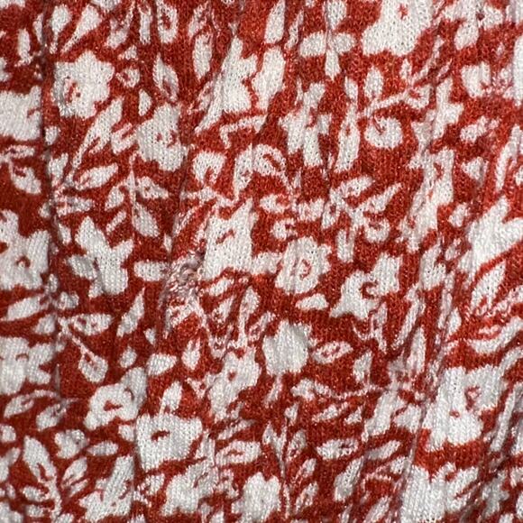 Anthropologie Maeve Quinn Floral Lace Crossover Back Peplum Top Size Small - Picture 14 of 14